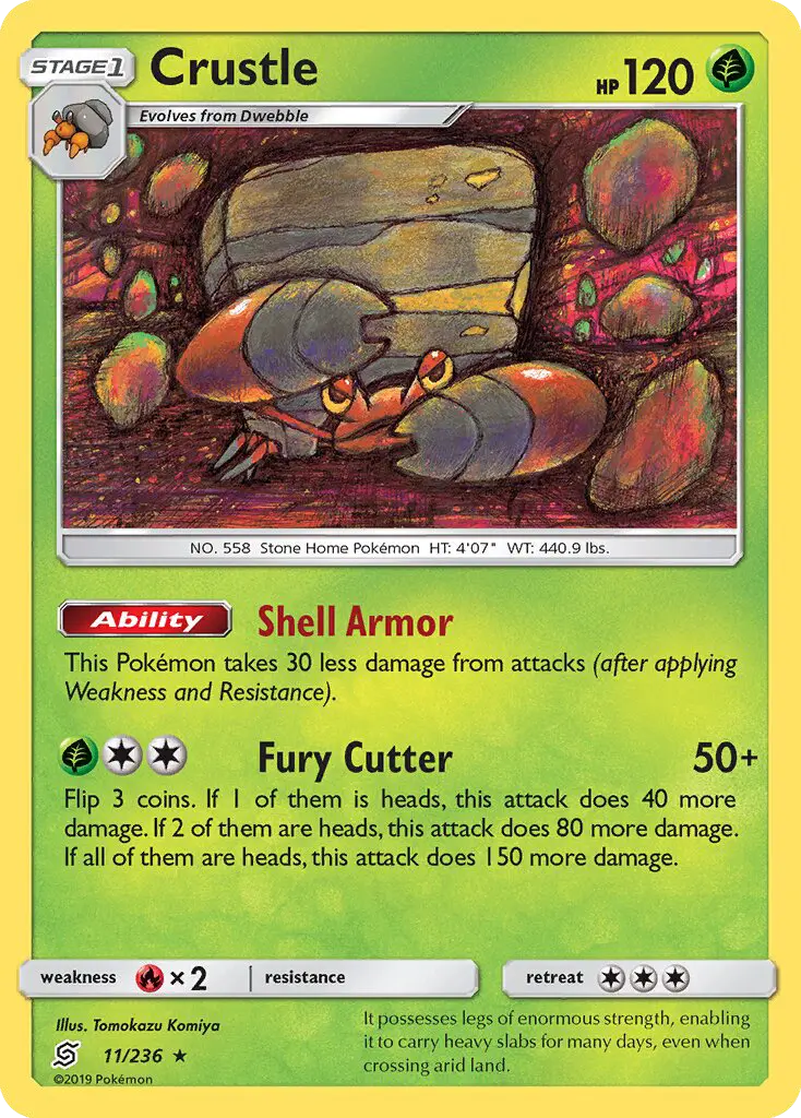 Crustle 11 card from Unified Minds