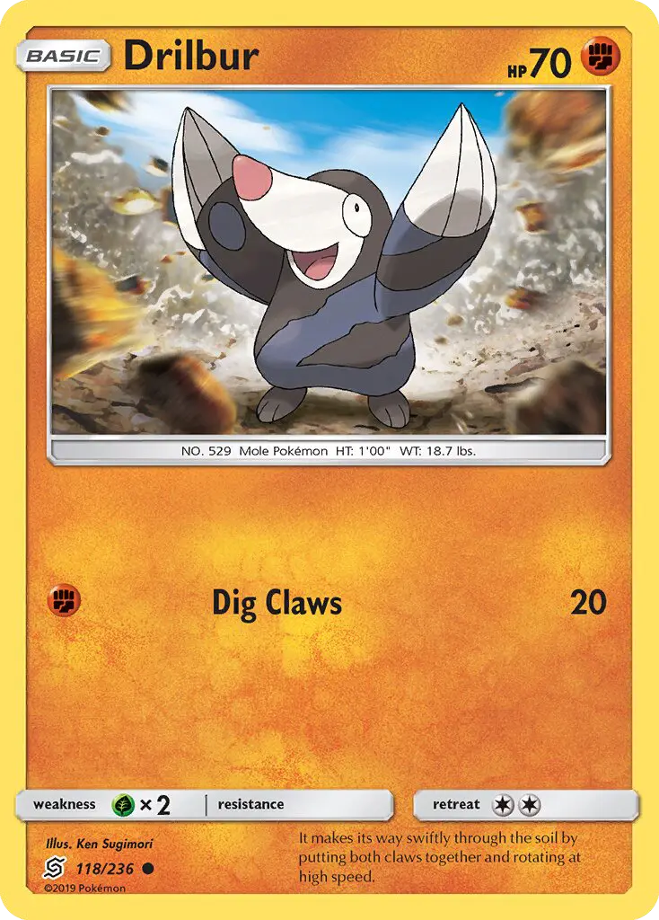 Drilbur 118 card from Unified Minds
