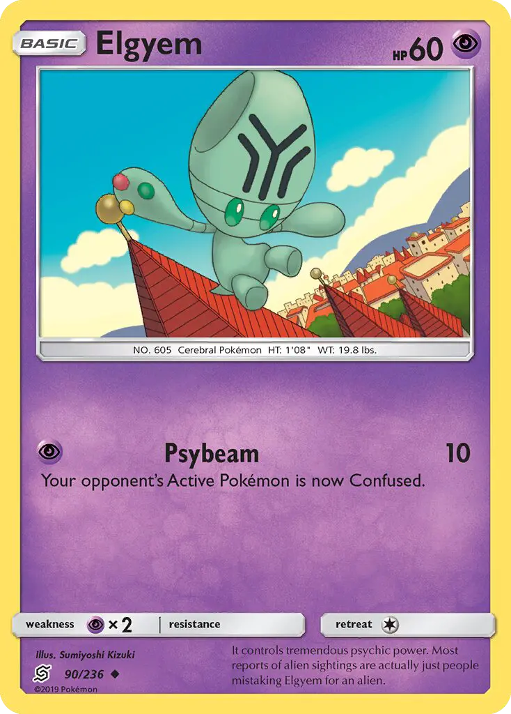 Elgyem 90 card from Unified Minds