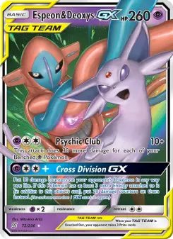 Espeon & Deoxys-GX — Unified Minds #72