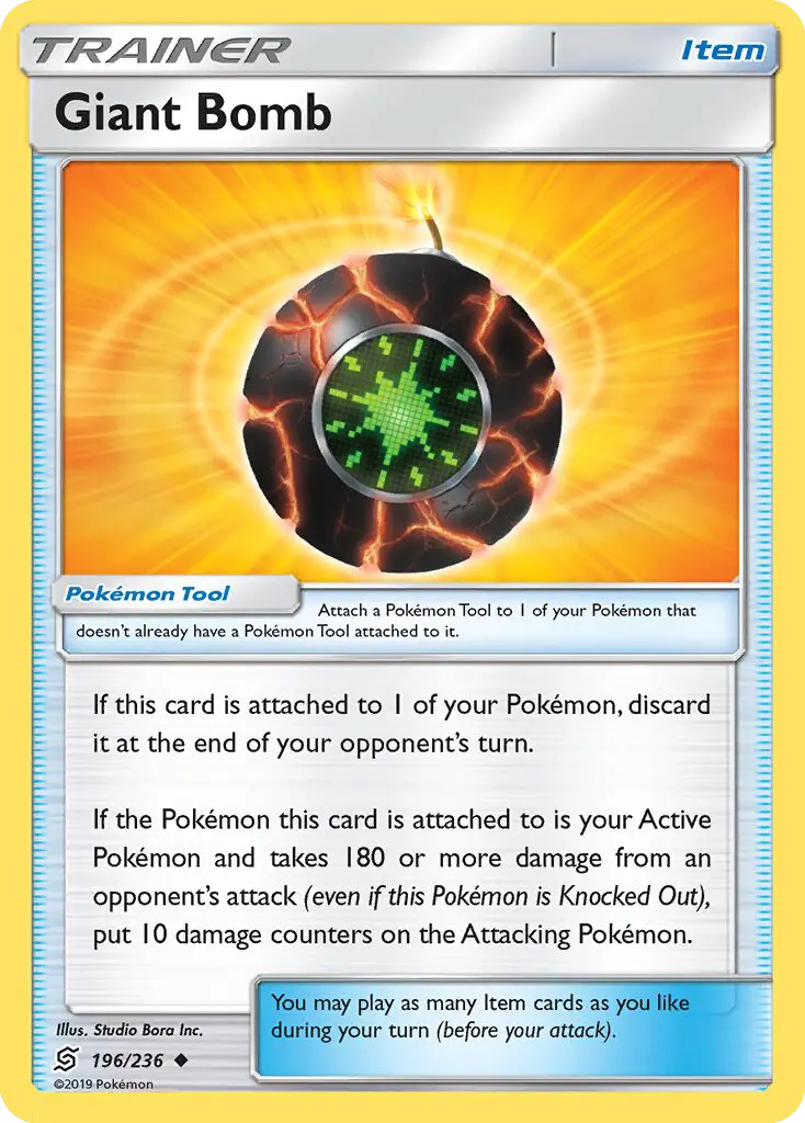 Giant Bomb 196 card from Unified Minds
