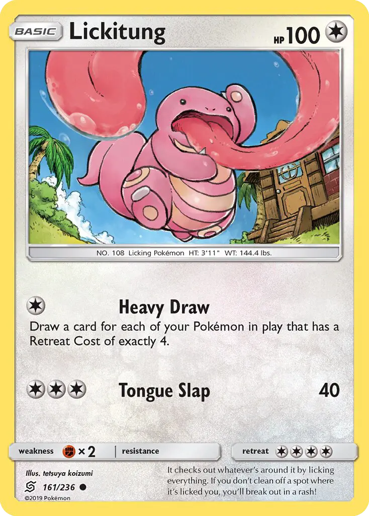 Lickitung 161 — Unified Minds 161, Normal finish