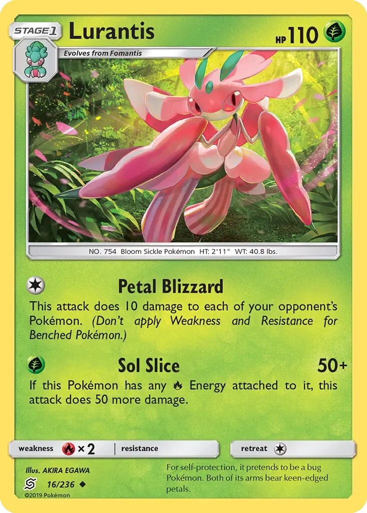 Lurantis 16 — Unified Minds 16, Normal finish