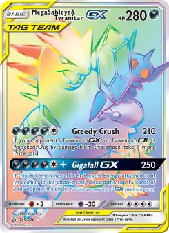 Mega Sableye & Tyranitar-GX — Unified Minds 245