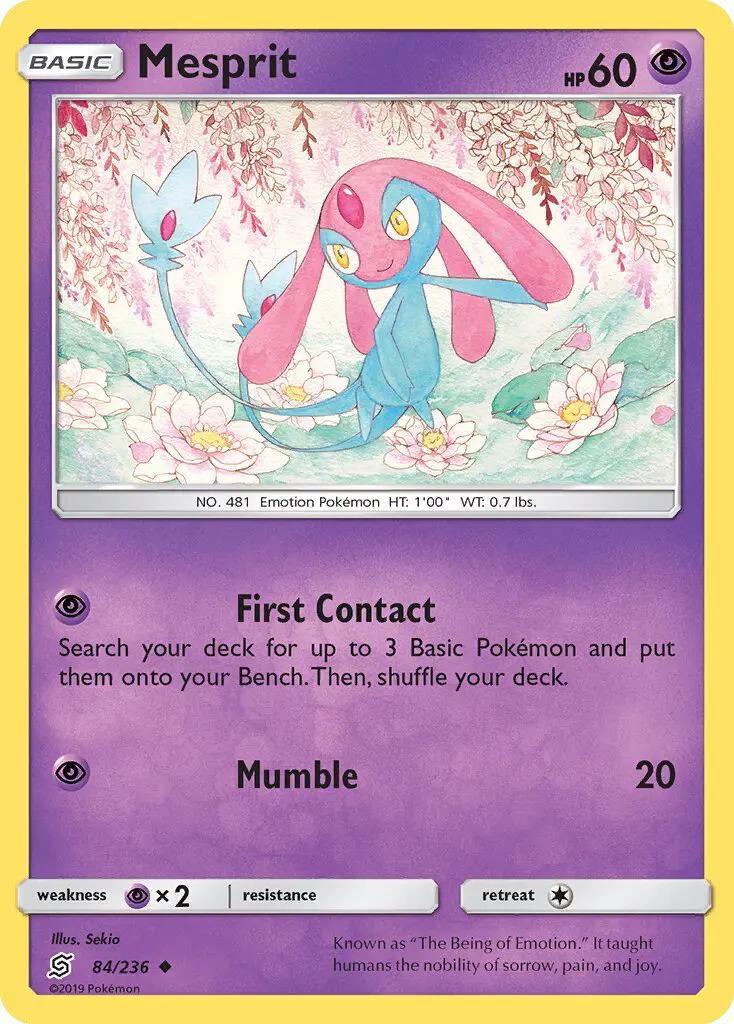 Mesprit 84 — Unified Minds 84, Normal finish