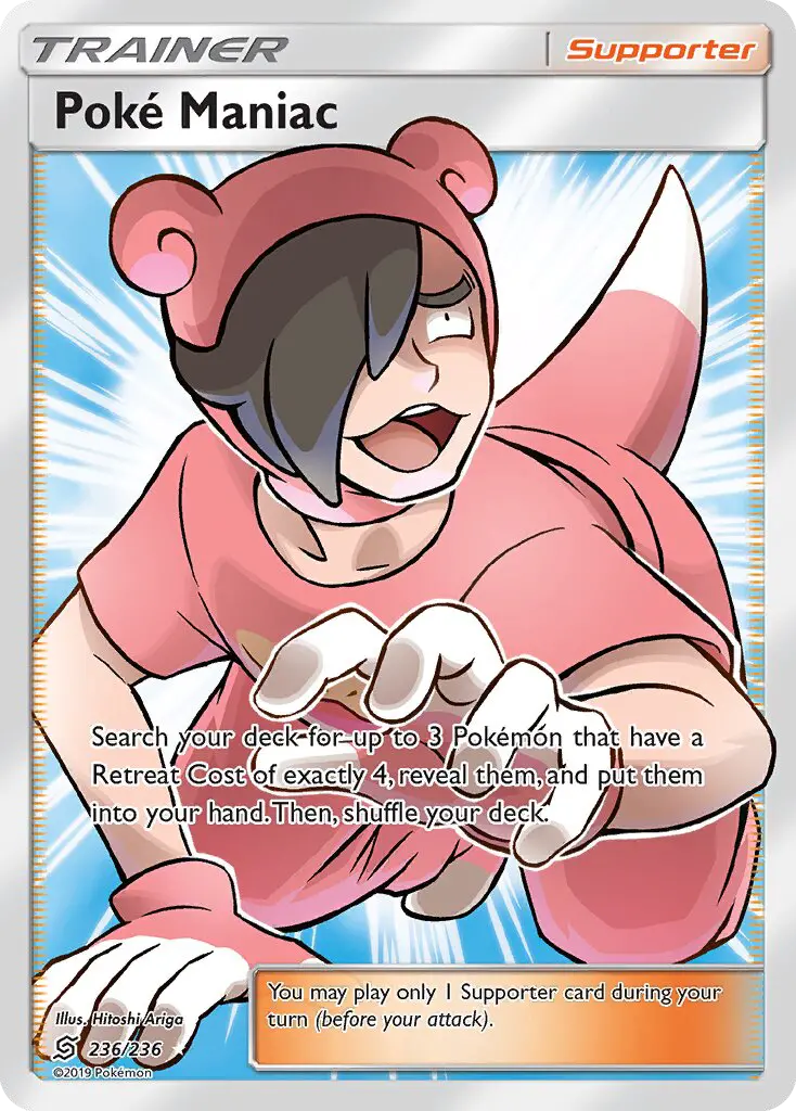 Poké Maniac 236 — Unified Minds 236, Holofoil finish