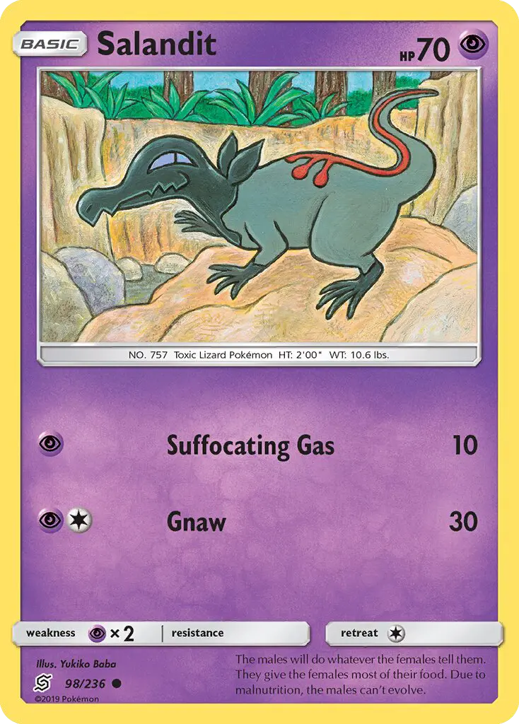 Salandit 98 card from Unified Minds