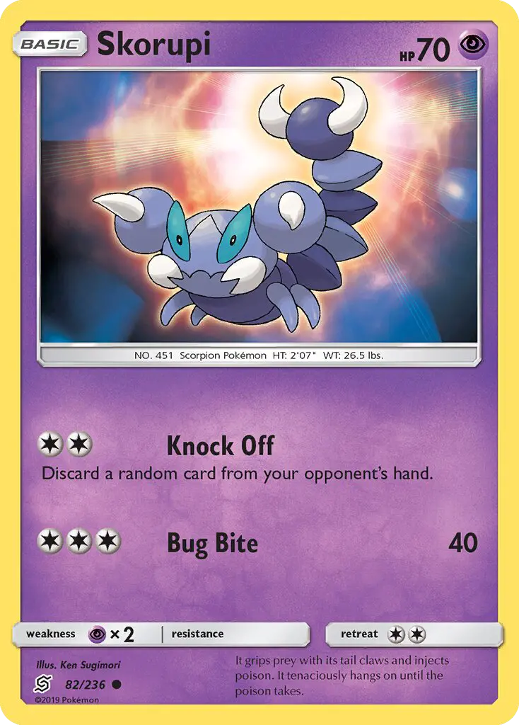 Skorupi 82 card from Unified Minds