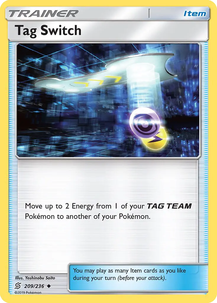 Tag Switch 209 card from Unified Minds