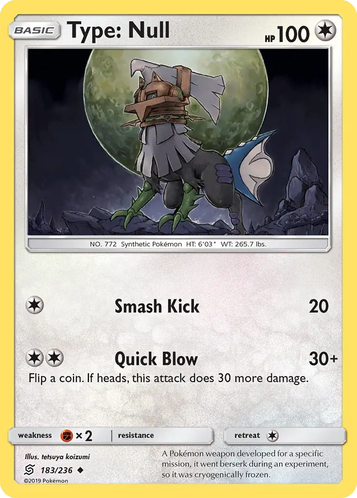 Type: Null 183 card from Unified Minds