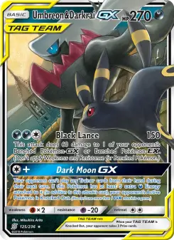 Umbreon & Darkrai-GX 125 — Unified Minds