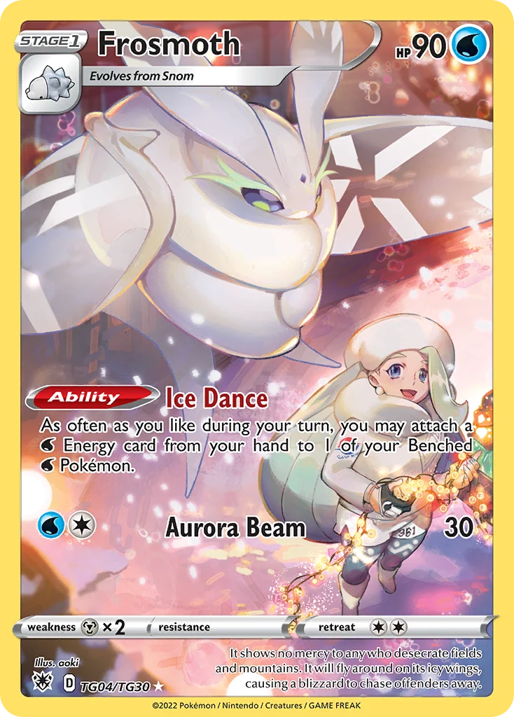Frosmoth TG04 — Astral Radiance Trainer Gallery TG04, Holofoil finish