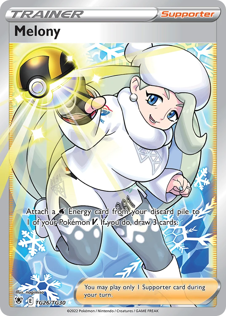 Melony TG26 — Astral Radiance Trainer Gallery TG26, Holofoil finish