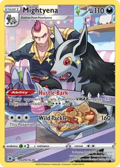 Mightyena — Astral Radiance Trainer Gallery #TG09