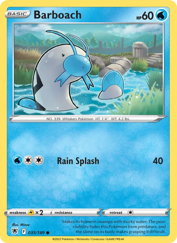 Barboach 35 card from Astral Radiance