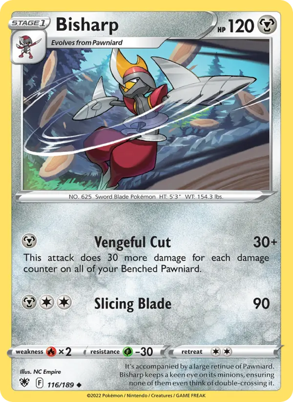 Bisharp 116 card from Astral Radiance