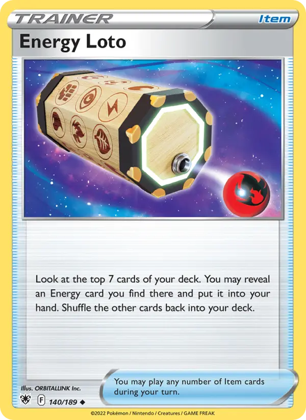 Energy Loto 140 — Astral Radiance 140, Normal finish