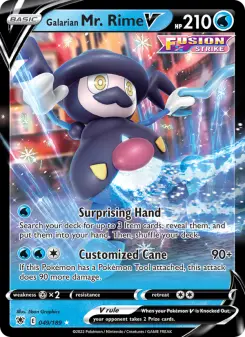 Galarian Mr. Rime V 49 — Astral Radiance