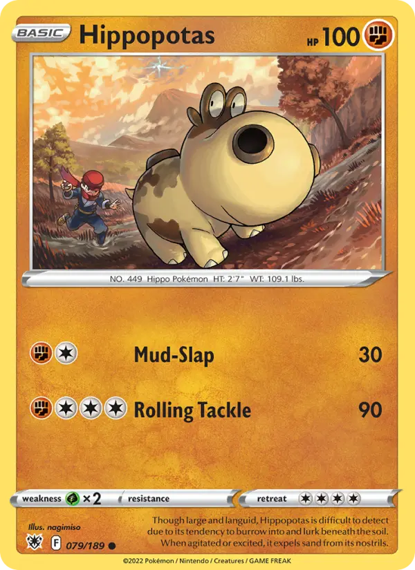 Hippopotas 79 card from Astral Radiance