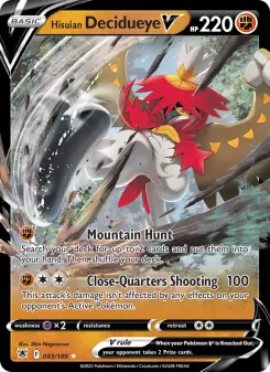 Hisuian Decidueye V 83 — Astral Radiance