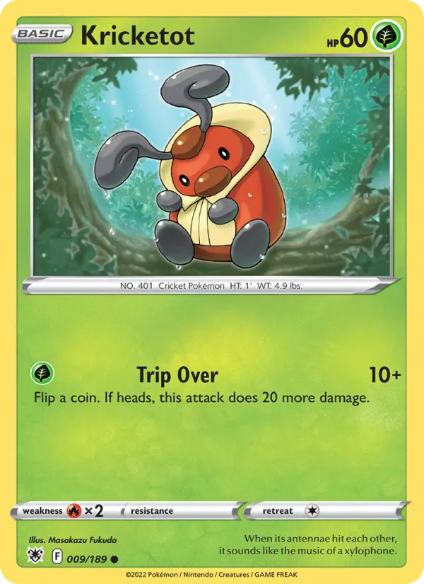 Kricketot 9 card from Astral Radiance