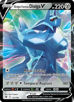 Origin Forme Dialga V — Astral Radiance #113