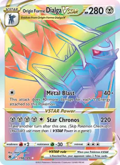Origin Forme Dialga VSTAR 198 — Astral Radiance