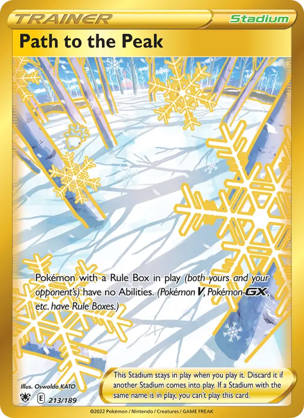 Path to the Peak 213 — Astral Radiance 213, Holofoil finish