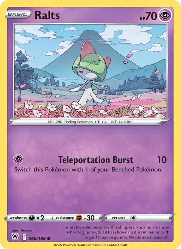 Ralts 60 card from Astral Radiance