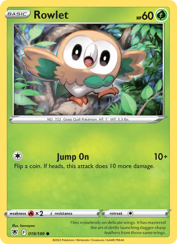 Rowlet 19 — Astral Radiance 19, Normal finish