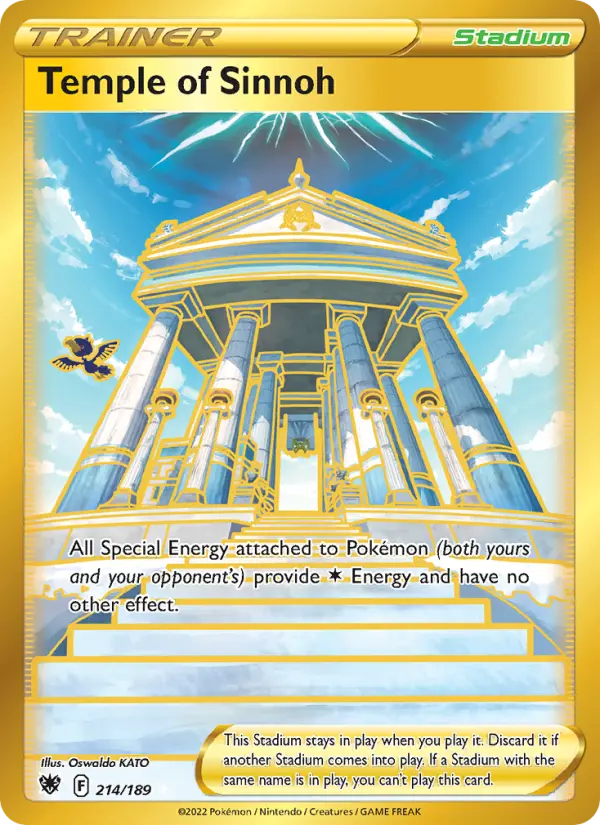 Temple of Sinnoh 214 — Astral Radiance 214, Holofoil finish