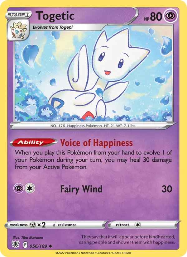 Togetic 56 card from Astral Radiance