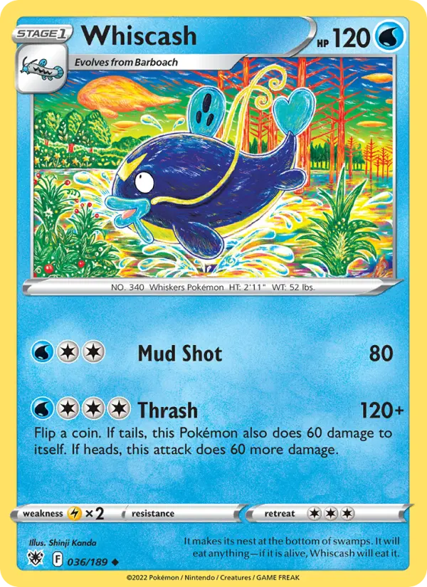 Whiscash 36 card from Astral Radiance