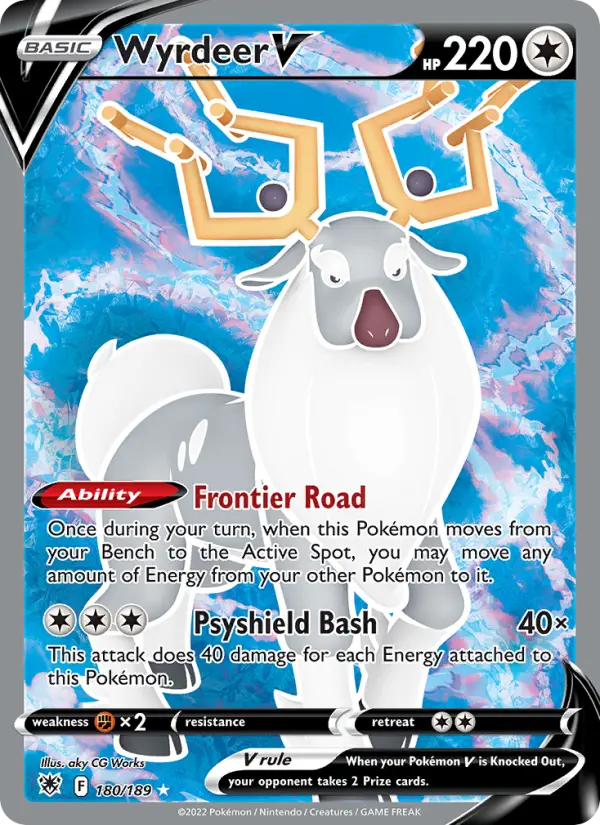 Wyrdeer V 180 card from Astral Radiance