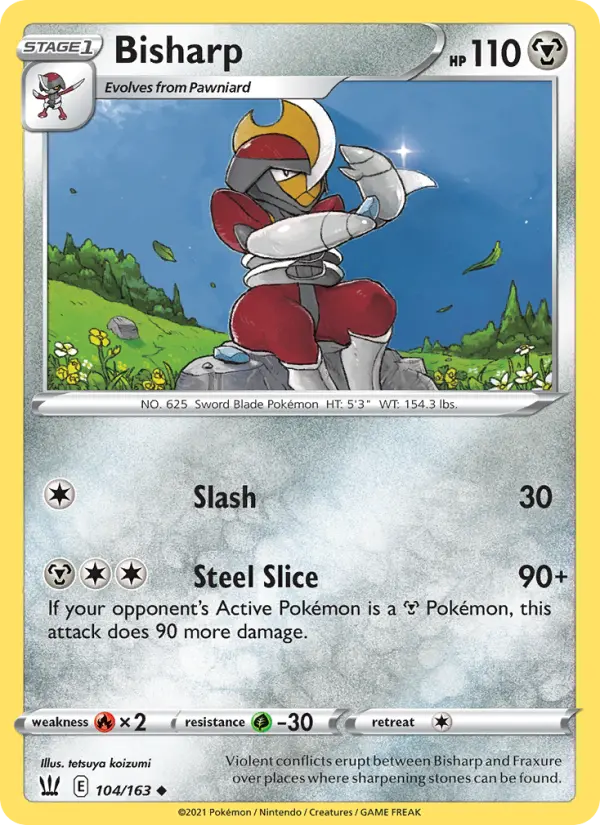 Bisharp 104 — Battle Styles 104, Normal finish