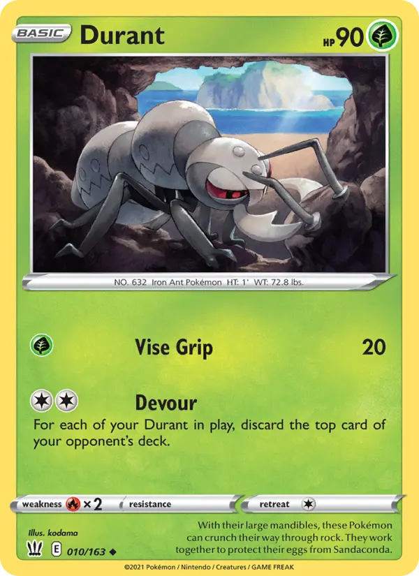 Durant 10 card from Battle Styles