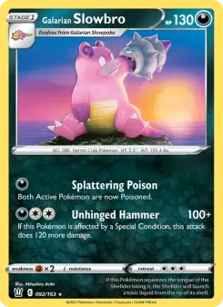 Galarian Slowbro — Battle Styles #92