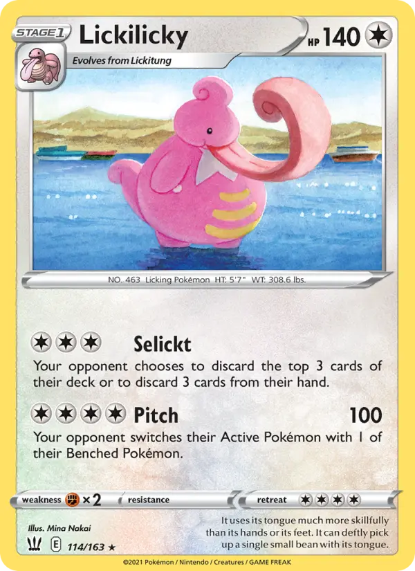 Lickilicky 114 — Battle Styles 114, Normal finish