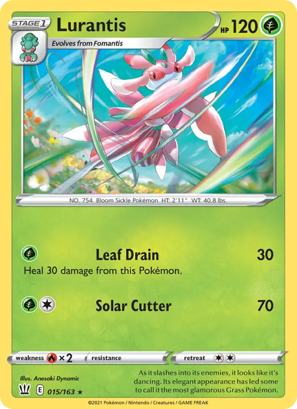 Lurantis 15 card from Battle Styles