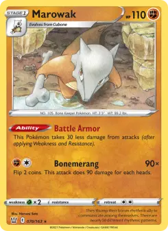Marowak 70 — Battle Styles