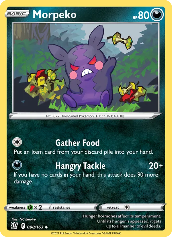 Morpeko 98 — Battle Styles 98, Normal finish