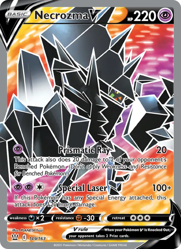 Necrozma V 149 — Battle Styles 149, Holofoil finish