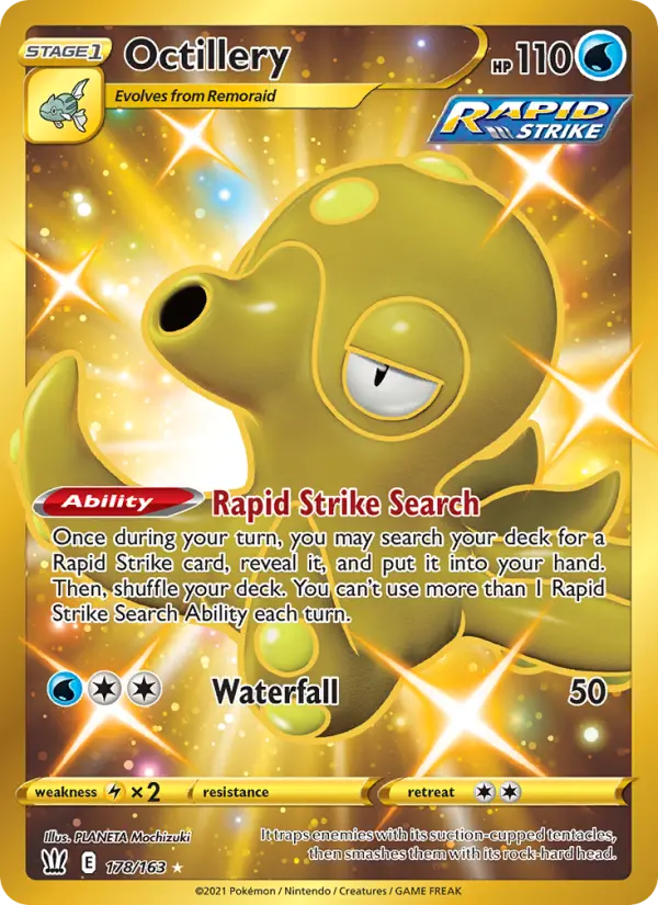 Octillery 178 card from Battle Styles