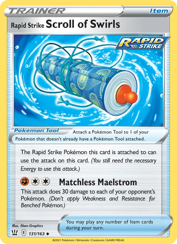 Rapid Strike Scroll of Swirls 131 — Battle Styles 131, Normal finish