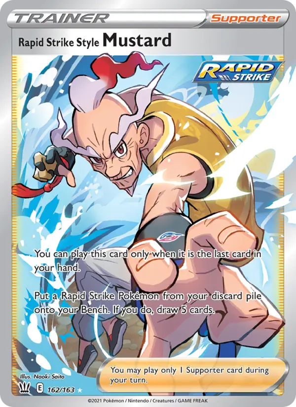 Rapid Strike Style Mustard 162 — Battle Styles 162, Holofoil finish