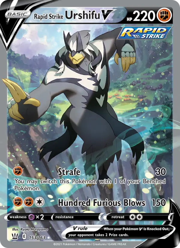 Rapid Strike Urshifu V 153 — Battle Styles 153, Holofoil finish