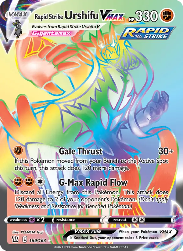 Rapid Strike Urshifu VMAX 169 — Battle Styles 169, Holofoil finish