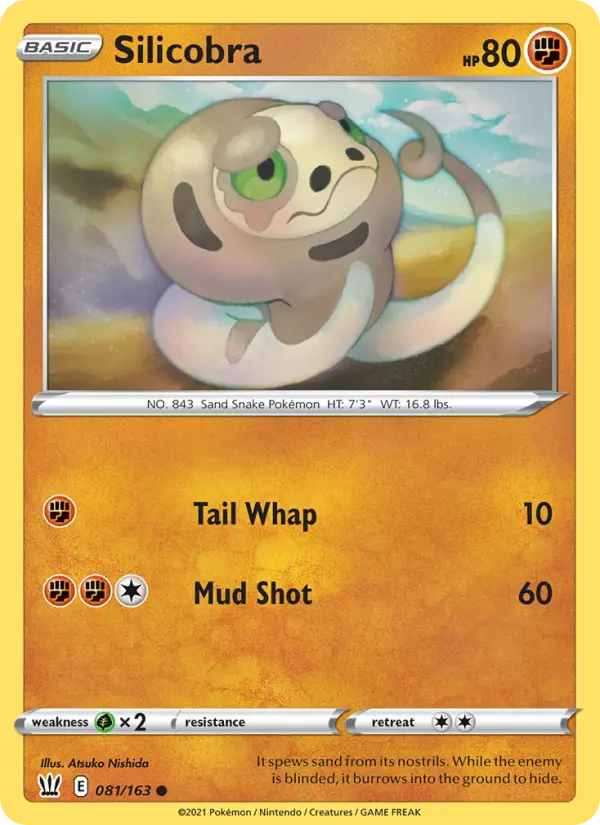 Silicobra 81 card from Battle Styles