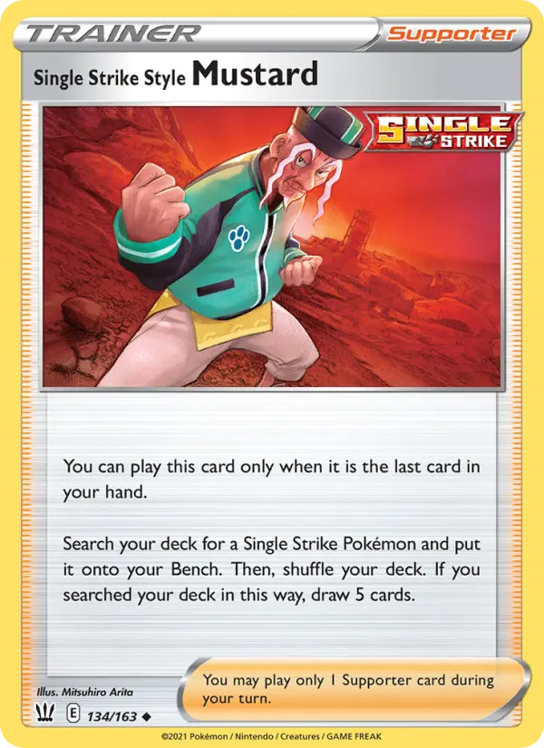 Single Strike Style Mustard 134 — Battle Styles 134, Normal finish