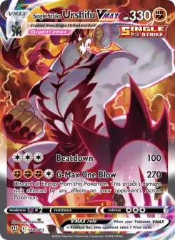 Single Strike Urshifu VMAX — Battle Styles #168